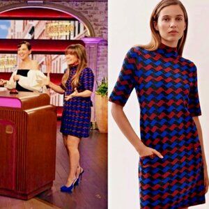 Brand New ANTHROPOLOGIE Maeve Annalise mock-neck mini sweater dress